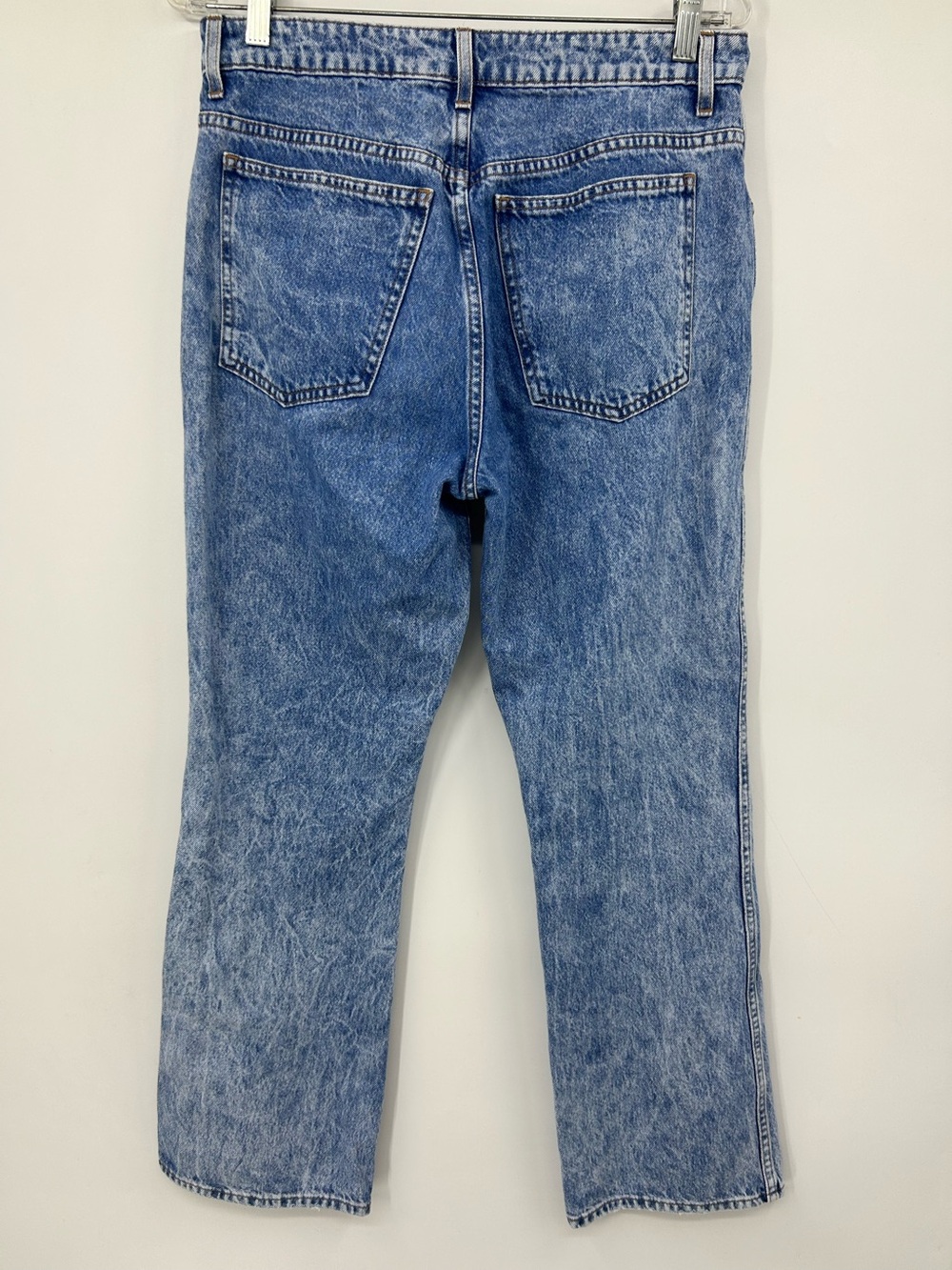 Khaite Women’s Vivian Stretch Denim Bootcut Jeans in Bryce Blue Size 30 - Picture 9 of 13
